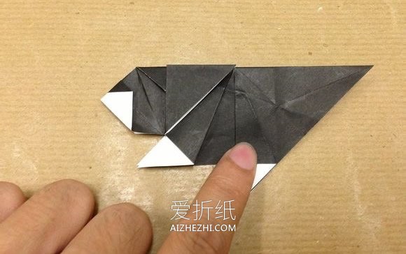 怎么折纸立体猫咪图解 复杂小猫的折法步骤- www.aizhezhi.com