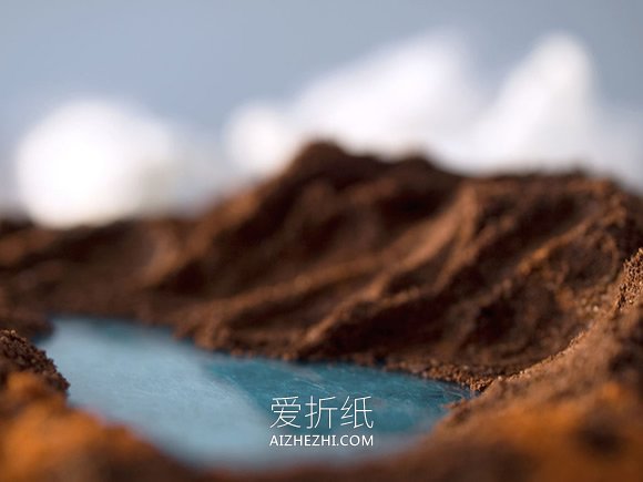 创意羊毛毡手工作品 DIY出逼真的现实场景- www.aizhezhi.com