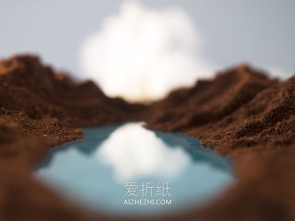 创意羊毛毡手工作品 DIY出逼真的现实场景- www.aizhezhi.com