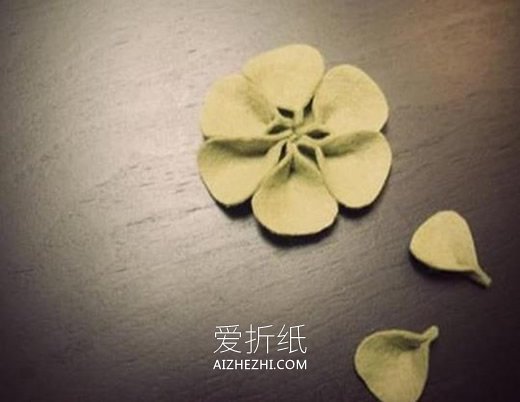 怎么做优雅大气胸花 手工布艺花朵胸花制作- www.aizhezhi.com