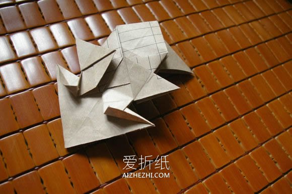 怎么折纸马伯纳犀牛图解 大师级犀牛折法步骤- www.aizhezhi.com