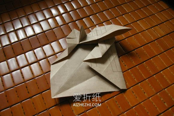 怎么折纸马伯纳犀牛图解 大师级犀牛折法步骤- www.aizhezhi.com
