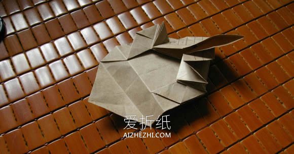 怎么折纸马伯纳犀牛图解 大师级犀牛折法步骤- www.aizhezhi.com