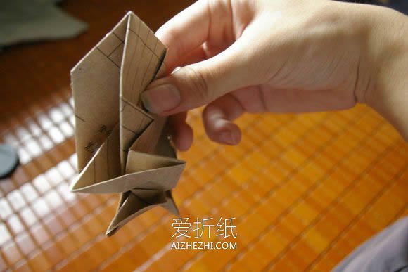 怎么折纸马伯纳犀牛图解 大师级犀牛折法步骤- www.aizhezhi.com