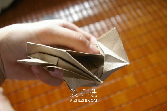 怎么折纸马伯纳犀牛图解 大师级犀牛折法步骤- www.aizhezhi.com