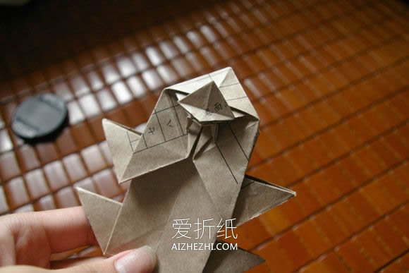 怎么折纸马伯纳犀牛图解 大师级犀牛折法步骤- www.aizhezhi.com
