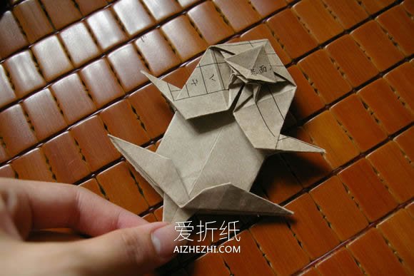 怎么折纸马伯纳犀牛图解 大师级犀牛折法步骤- www.aizhezhi.com