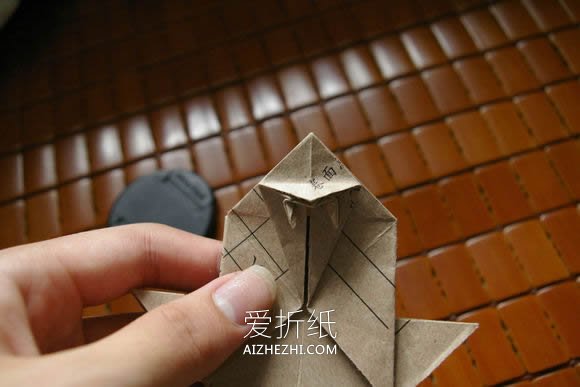 怎么折纸马伯纳犀牛图解 大师级犀牛折法步骤- www.aizhezhi.com