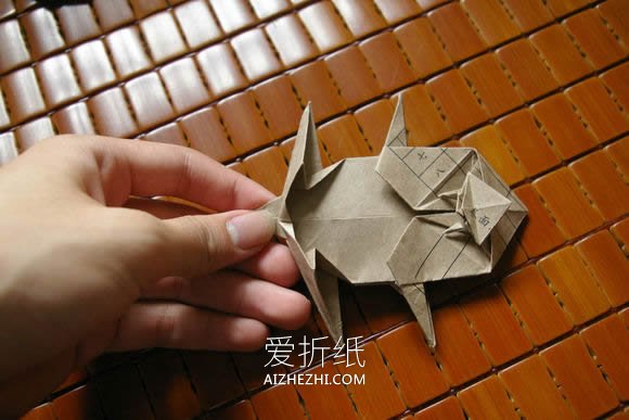 怎么折纸马伯纳犀牛图解 大师级犀牛折法步骤- www.aizhezhi.com