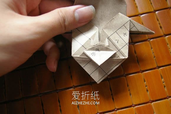 怎么折纸马伯纳犀牛图解 大师级犀牛折法步骤- www.aizhezhi.com