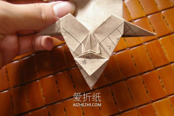 怎么折纸马伯纳犀牛图解 大师级犀牛折法步骤- www.aizhezhi.com