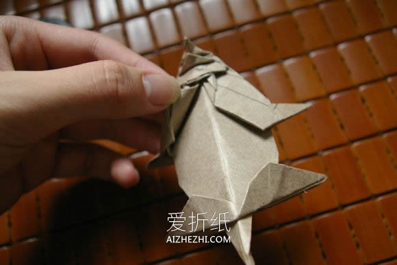 怎么折纸马伯纳犀牛图解 大师级犀牛折法步骤- www.aizhezhi.com