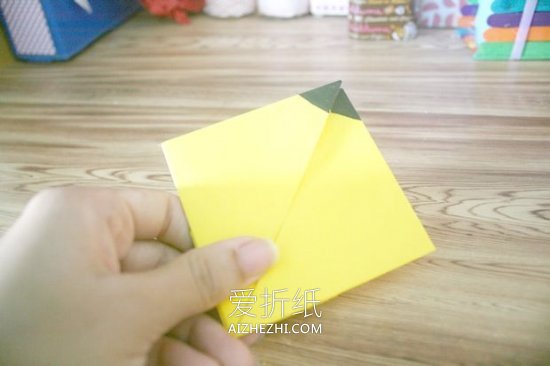 怎么简单折纸皮卡丘 儿童皮卡丘的折法图解- www.aizhezhi.com