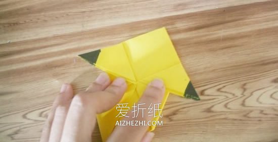 怎么简单折纸皮卡丘 儿童皮卡丘的折法图解- www.aizhezhi.com