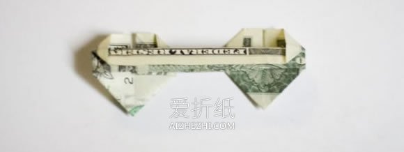 怎么折纸心连心图解 美元折心连心的折法- www.aizhezhi.com