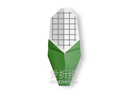 怎么简单折纸玉米图解 幼儿手工折玉米的教程- www.aizhezhi.com