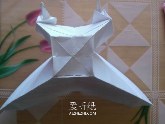 怎么折纸三角钢琴图解 立体三角钢琴的折法- www.aizhezhi.com