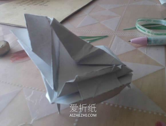 怎么折纸三角钢琴图解 立体三角钢琴的折法- www.aizhezhi.com