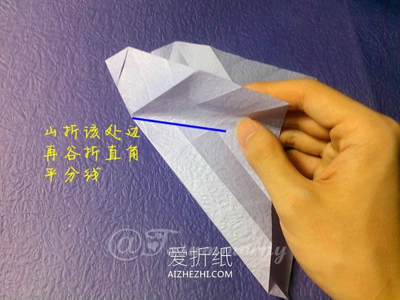 怎么折纸焰尾方块猫 手工卡通猫咪的折法图解- www.aizhezhi.com