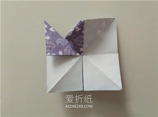 怎么折纸扑克牌黑桃、梅花花色的方法图解- www.aizhezhi.com