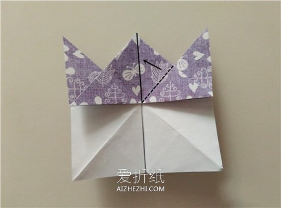 怎么折纸扑克牌黑桃、梅花花色的方法图解- www.aizhezhi.com