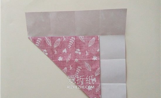 怎么折纸扑克牌方片、红桃花色的方法图解- www.aizhezhi.com