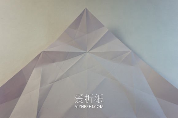 怎么折纸漂亮女生图解 复杂女孩子的折法步骤- www.aizhezhi.com