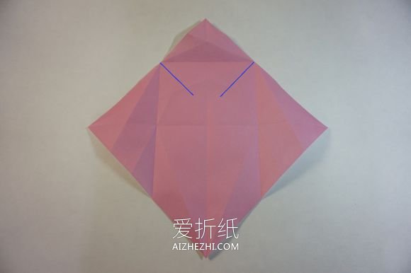 怎么折纸漂亮女生图解 复杂女孩子的折法步骤- www.aizhezhi.com