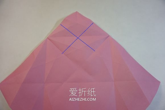 怎么折纸漂亮女生图解 复杂女孩子的折法步骤- www.aizhezhi.com