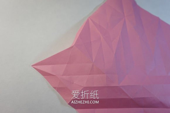 怎么折纸漂亮女生图解 复杂女孩子的折法步骤- www.aizhezhi.com