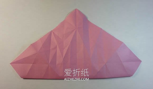 怎么折纸漂亮女生图解 复杂女孩子的折法步骤- www.aizhezhi.com