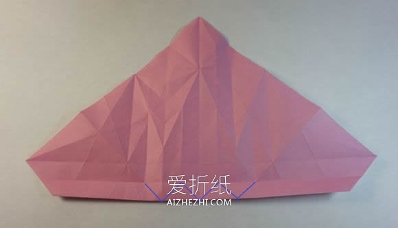 怎么折纸漂亮女生图解 复杂女孩子的折法步骤- www.aizhezhi.com