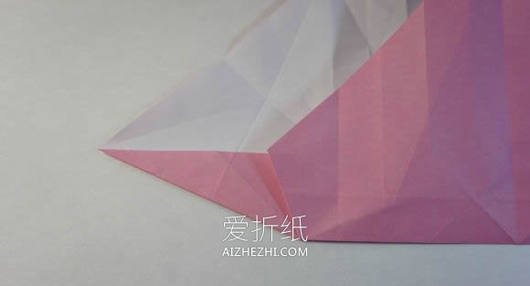 怎么折纸漂亮女生图解 复杂女孩子的折法步骤- www.aizhezhi.com