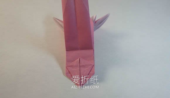 怎么折纸漂亮女生图解 复杂女孩子的折法步骤- www.aizhezhi.com