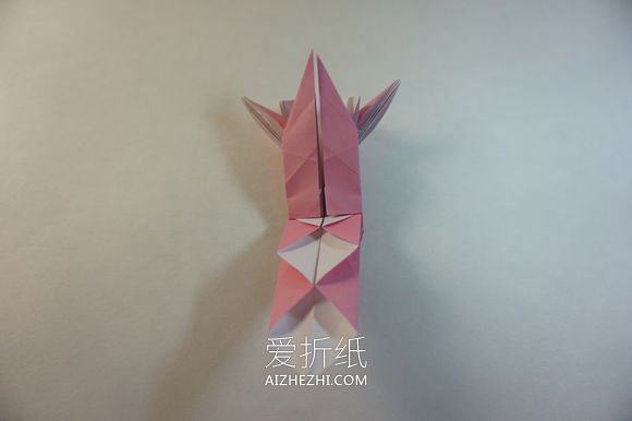 怎么折纸漂亮女生图解 复杂女孩子的折法步骤- www.aizhezhi.com