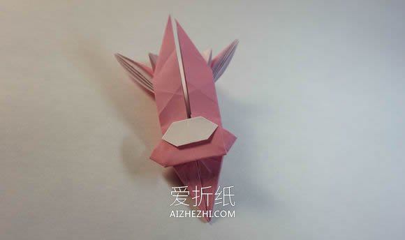 怎么折纸漂亮女生图解 复杂女孩子的折法步骤- www.aizhezhi.com