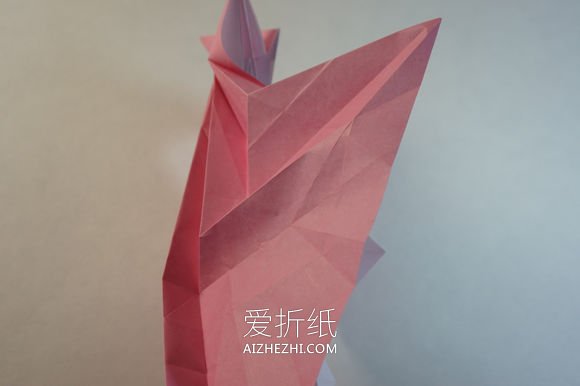 怎么折纸漂亮女生图解 复杂女孩子的折法步骤- www.aizhezhi.com