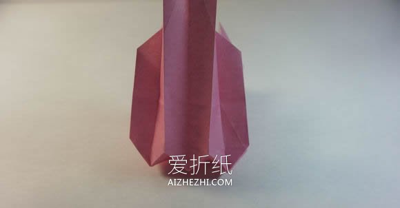 怎么折纸漂亮女生图解 复杂女孩子的折法步骤- www.aizhezhi.com