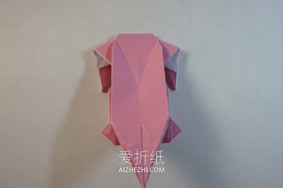 怎么折纸漂亮女生图解 复杂女孩子的折法步骤- www.aizhezhi.com