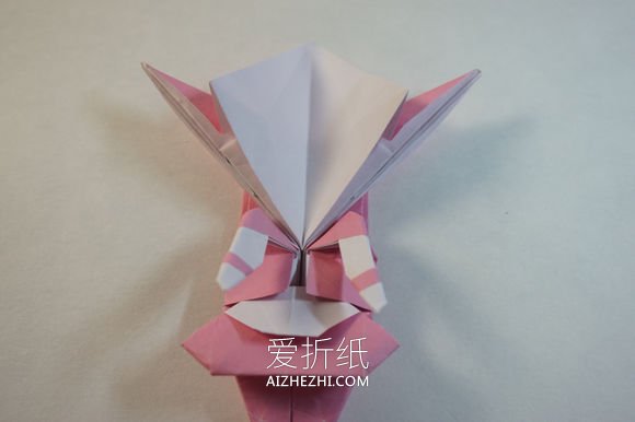 怎么折纸漂亮女生图解 复杂女孩子的折法步骤- www.aizhezhi.com