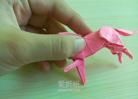 怎么折小松英夫的马 超复杂立体马的折法图解- www.aizhezhi.com