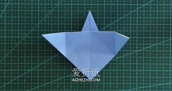 怎么折纸短发女生头像 手工女孩头部的折法- www.aizhezhi.com