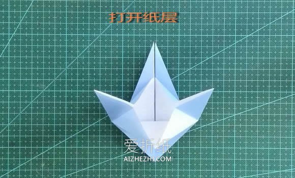 怎么折纸短发女生头像 手工女孩头部的折法- www.aizhezhi.com