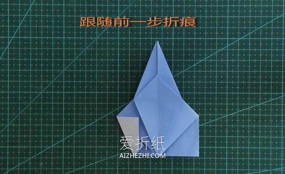 怎么折纸短发女生头像 手工女孩头部的折法- www.aizhezhi.com