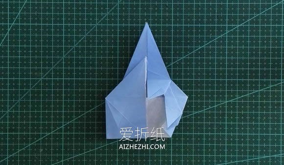 怎么折纸短发女生头像 手工女孩头部的折法- www.aizhezhi.com