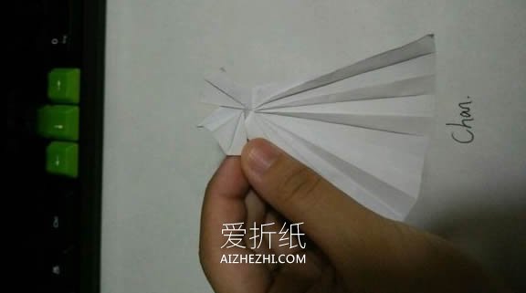 怎么折纸婚纱方法图解 手工简单婚纱的折法- www.aizhezhi.com