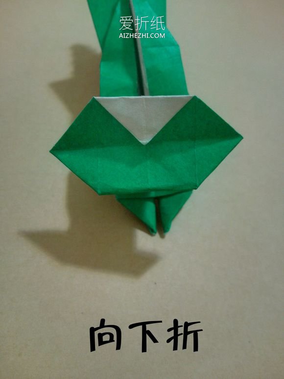 怎么折纸痞老板图解 海绵宝宝痞老板的折法- www.aizhezhi.com