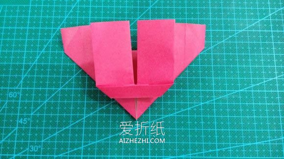 怎么折纸LOVE文字爱心 手工LOVE爱心折法图解- www.aizhezhi.com