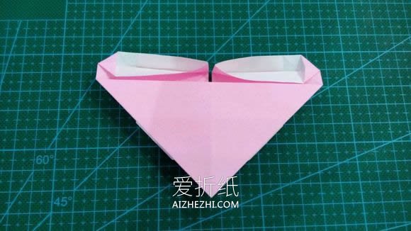 怎么折纸LOVE文字爱心 手工LOVE爱心折法图解- www.aizhezhi.com