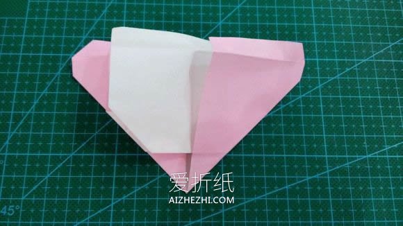 怎么折纸LOVE文字爱心 手工LOVE爱心折法图解- www.aizhezhi.com